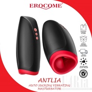 Erocome Antlia Auto Sucking Vibrating Masturbator Black