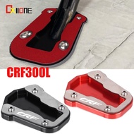 ✵◙✹ For Honda CRF300L Rally Kickstand Foot Side Stand Extension Pad Motor Accessories Aluminum For HONDA CRF300 L CRF 300L 2021-2023