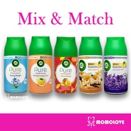 MIX N MATCH ! AIR WICK  AUTOMATIC SPRAY REFILL / AIR FRESHENER FRAGRANCE 250ml ASSORTED SCENTS TO CHOOSE