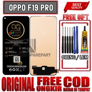 LAYAR FREE/ FREE GLUE + SCREWDRIVER LCD TOUCHSCREEN OPPO F19 PRO TOUCH SCREEN F19 PRO FULLSET OEM QU