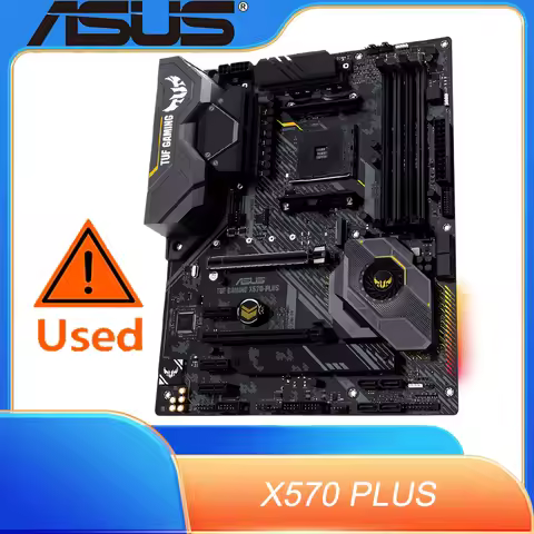 ASUS X570 PLUS ATX gaming motherboard with PCIe 4.0, dual M.2, 14 Dr. MOS power stages, HDMI, DP, SA