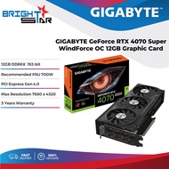 GIGABYTE GeForce RTX 4070 Super WindForce OC 12GB Graphic Card