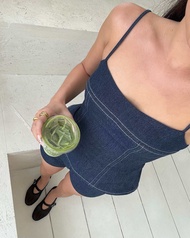 Lahv The Label - Amber Cami Top เสื้อสายเดี่ยวสม็อค (ซื้อเป็นเซ็ตกับกางเกง Thea Shorts รับส่วนลด 180