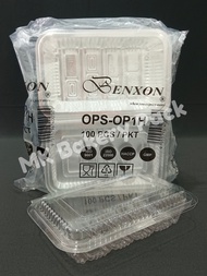 BENXON Kuih Container OPS 1H / Disposable Plastic Clear Bakery Container (100pcs±) / OP1H / OPS1H
