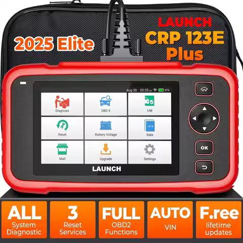 [Clearance sale] 2025 LAUNCH CRP123E Plus OBD2 Scanner, 4 systen diagnosis + 3 reset Code Reader Car