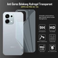 Anti-Scratch Hydrogel Oppo A6 Pro 4G 5G Front and Back Protector for Mobile Phones