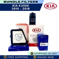 FILTERS SET AIR, CABIN, & FUEL FILTERS for Kia K2500 2010-2018 28113-4E500/97164-4E010/31922-2E900