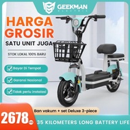 Ready GEEKMEN Speeded Motor listrik subsidi pemerintah Sepeda listrik