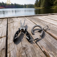 Curved Mouth Fishing Pliers 3CR13 Stainless Steel Rust Resistant Construction