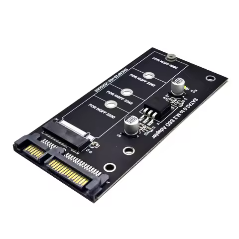 Add on Card NGFF M.2 Adapter M2 SATA3 Raiser M.2 To SATA Adapter SSD M2 To SATA Expansion Card B Key