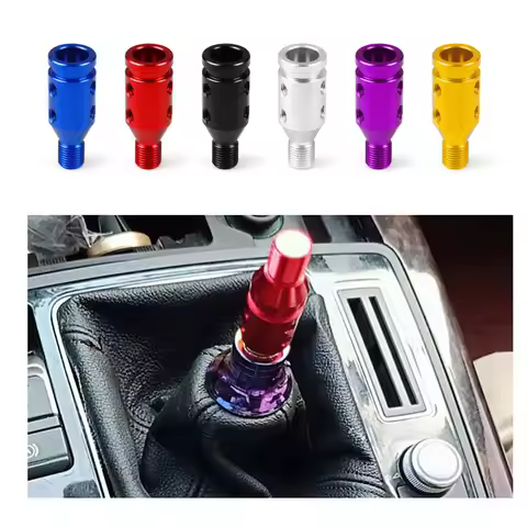 Threaded Non Shift Adapter Universal Aluminum Shift Knob Adapter for Non Threaded Shifters 12x1.25mm