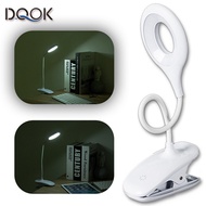 Table Lamp Led Desk Lamp Touch Clip Study Lamps Flexible Gooseneck Desktop USB Light Rechargeable