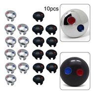 10PCS Faucet Handle Hot And Cold Water Sign Red And Blue Label Decoration Cover Kitchen Bathroom Mixer Tap Indicate For Holes