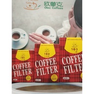 A Box 101/102/103 Coffee Filter Paper Drip Filter Coffee Machine Hand Brew Coffee Filter Paper