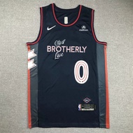 New Season Jersey 76ers Maxey Jerseys 76ers No. 0 Maxey Embroidered Basketball Uniform 2024 City Edi