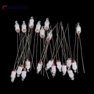 AN.MART 60PCS Red Green Blue Red Neon Light Bulb Indicator Light Standard Miniature Bulb 4*10mm Neon