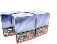 4 Ultra Pro 55pt Top Loaders - 25 Toploaders Per Pack (100 Total) - Thick Action Packed Baseball, Fo