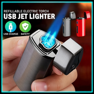 PRADO Jet Flame Gas Lighter Refillable Gas Pemetik Api Gas