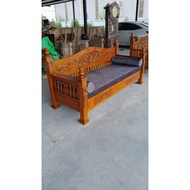sofa daybed kerusi kayu jati/daybed jati/king size bed Queen size bed .
