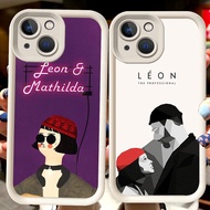 H117 Professional Leon White Casing for iphone 6 7 6s 8 Plus 13 14 Pro Max