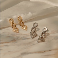 OB Strictly Selected Geometric Shape Dangling Design Metal Earrings < ZC2880 > Ready Stock/Jewelry/K