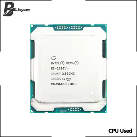 Intel Xeon Used E5 2686 V4 E5 2686V4 2.3 GHz - sixteen cores 45M 145W 14nm CPU processor LGA 2011-3