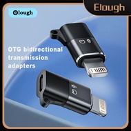 Elough OTG For iPhone Type C to Lightning Adapter Connector Fast Charging USB C Female to Lightning Male Converter For iPhone