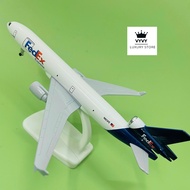 AIRCRAFT MODEL MD-11 GLOBAL TRUCK FEDEX EXPRESS SCALE (1:400) HIGH QUALITY ALLOY 20CM