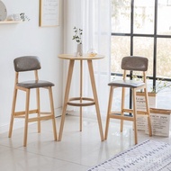 Table Long Bar Table Square Solid Wood Round Bar Table Solid Wood Bar Table High Bar Table Balcony C