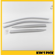 [KOREA] KIA CHROME WINDOW VISOR / DOOR VISOR / RAIN EYEBROW VISOR for KIA Cerato K2500 Sorento Niro 