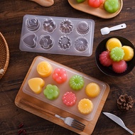 Cetakan Puding Jelly  Coklat Tart Agar Agar PP Food Grade Motif Tahan Panas / Cetakan Jelly Flora