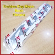 Emblem Kap Mesin Rush Logo Kap Mesin Rush