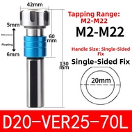 CNC Tapping Tool Retractable Floating Chuck Screw Attacking Tool With Torque Overload Protection Fle