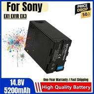 BP-U65 Battery 14.8V 5200mAh Rechargeable Batteries and Charger for Sony EX1 EX1R EX3 Camera Battery