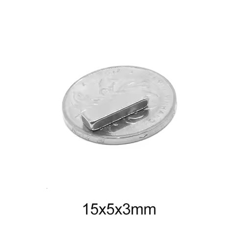 15x5x3 mm Powerful Magnet 15mmX5mm x3mm For Home Refrigerators, Offices DIY15x5x3mm Block Magnets 15