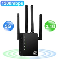 5 Ghz WIFI Extender Wireless Wi-Fi Booster Repeater 1200Mbps Network Amplifier 802.11ac Long Range Signal Wi/Fi Repetidor