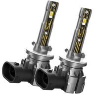 2 pcs H27W/2 881 LED Bulbs Fog Light For Cars Led Fog Driving Lamp High Light Sourse CSP Yellow Whit