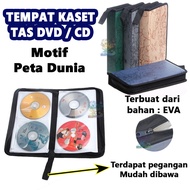 ( BAYAR DITEMPAT ) Tempat Tas Kaset Disc CD DVD VCD 80 Keping Tas Panjang CD DVD VCD DJ Media Penyim