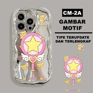 Softcase Silicone Melting Wavy Mirror Cartoon Image Happy Time Travel Joyful Games Rock On cute CM02