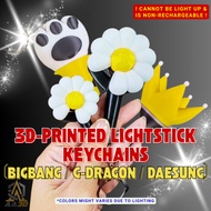 👑🌼🐾 3D-Printed Bigbang GD G-Dragon Daesung Mini Daisy Daetbong Bangbong Lightstick Keychain Keyring 