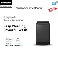 [𝐅𝐑𝐄𝐄 𝐃𝐄𝐋𝐈𝐕𝐄𝐑𝐘] PANASONIC NA-FD155X3BT (15.5kg) Powerful Clean & Convenient Top Load Washing Machine