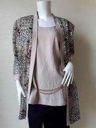 R&M Richards 美國製復古洋裝，尺寸 16，胸圍 46 英吋。