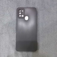 Softcase Black Matte Case Samsung A21s, Case Samsung A31 Silicone Case Black Phone Case