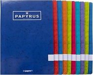 Unipapel Pack of 10 Soft Cover A5+ 48 Sheets Squared Notebooks 4x4mm 90g Random Colours 98431099