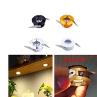 220v/DC12v LED Spotlight 1W Recessed Cabinet Light LED Recessed Eyeball Daylight / Warmwhite LED Min