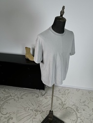 Oclin Vintage Washed Boxy Short Sleeve T-Shirt Retro Collar Single Stitching Process 90s Style ฤดูร้