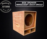 Box Speaker Miniscoop 12 Inch Single
