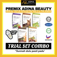 𝙏𝙍𝙄𝘼𝙇 𝙎𝙀𝙏 𝘾𝙊𝙈𝘽𝙊 Sachet Adina Beauty Susu Premix Direct HQ Untuk Kesihatan Mata dan Dalaman Mixberry 