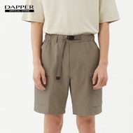 DAPPER กางเกงขาสั้น Cargo Shorts สีน้ำตาล