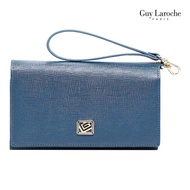 Guy Laroche กระเป๋าสตางค์ 3 พับกลาง รุ่น MARGO - สีน้ำเงิน